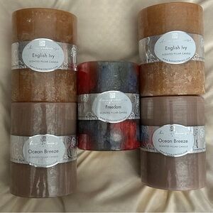 mytreasures257 RESERVE Scented Pillar Candles Set